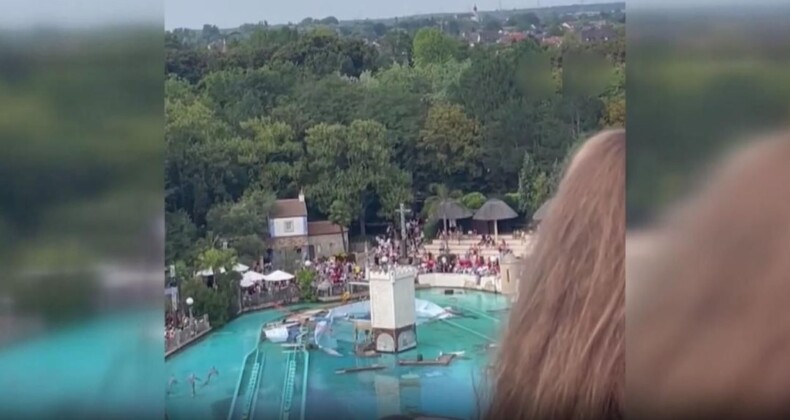 Almanya’nın en büyük tema parkında gösteri kazası: 7 yaralı