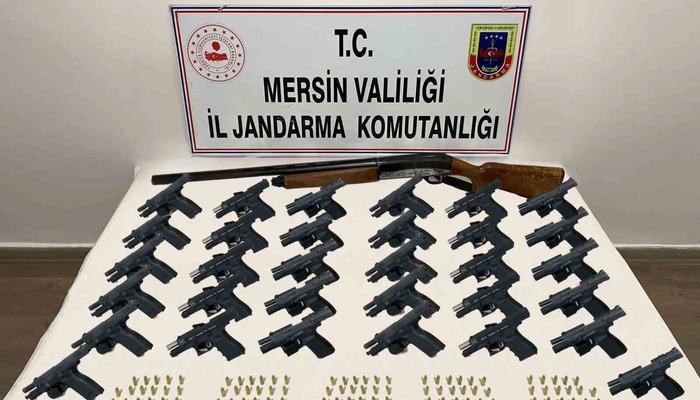 Mersin merkezli 3 ilde kaçak silah operasyonu: 8 gözaltı