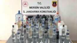 Mersin’de 100 litre sahte içki ele geçirildi