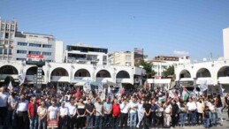 Mersin’de İsrail protestosu