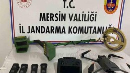 Mersin’de kaçak kazı yapan 2 şüpheli suçüstü yakalandı